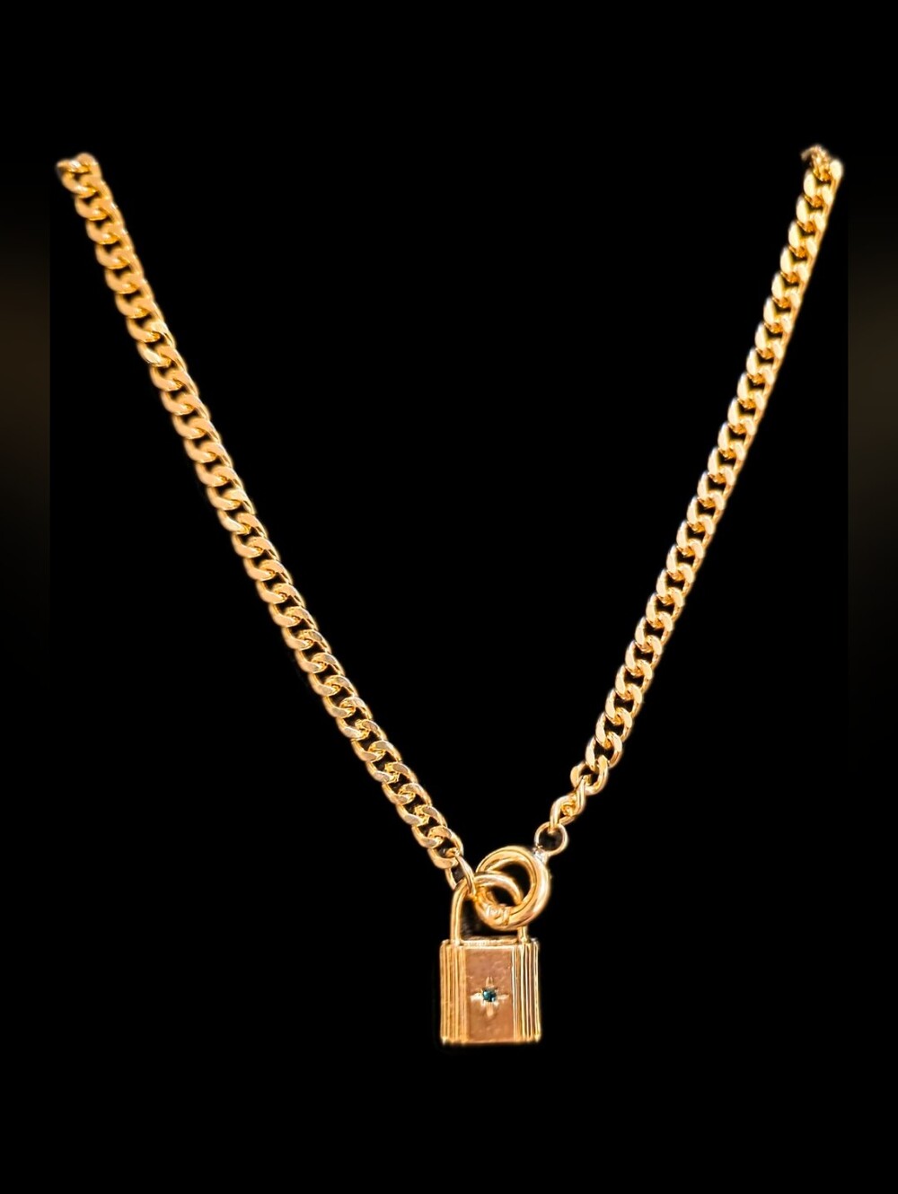 Padlock Pendant Necklace